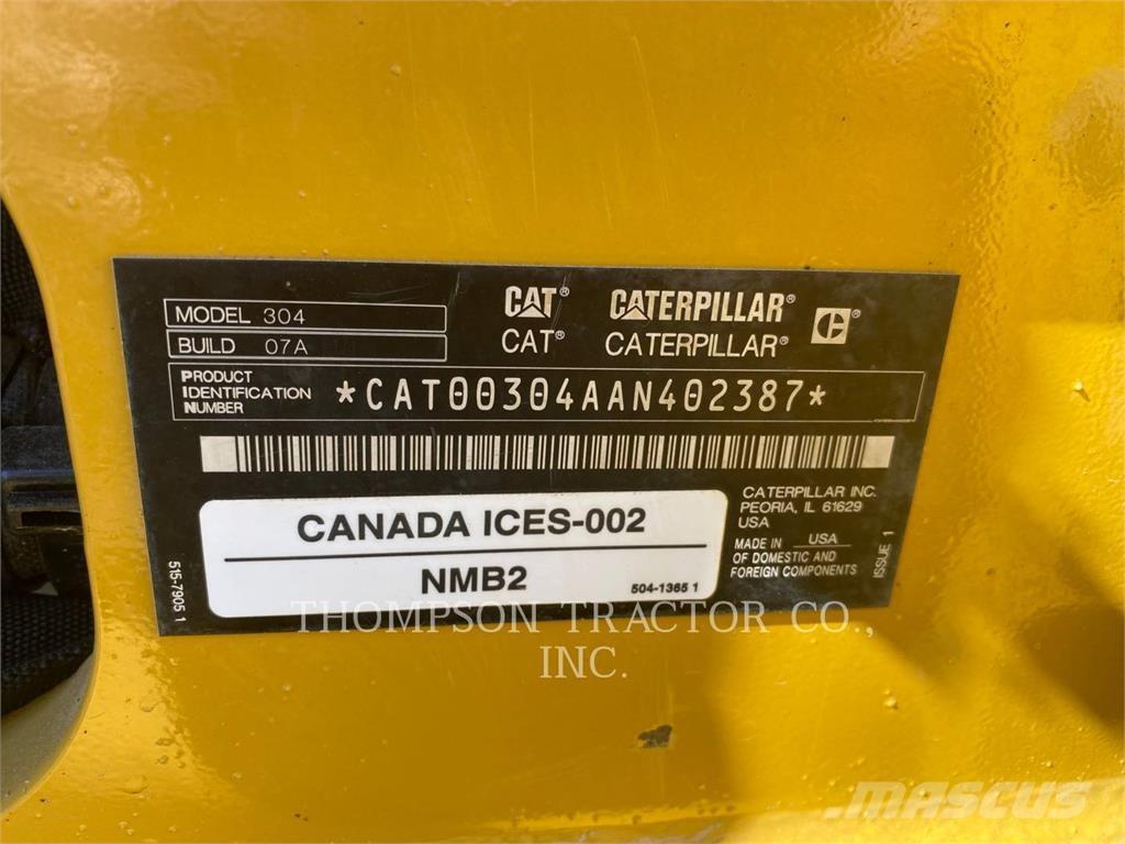 CAT 304 Escavadoras de rastos
