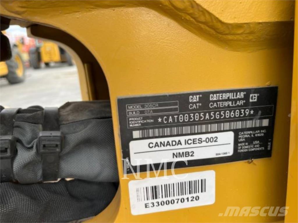 CAT 305-07CR Escavadoras de rastos