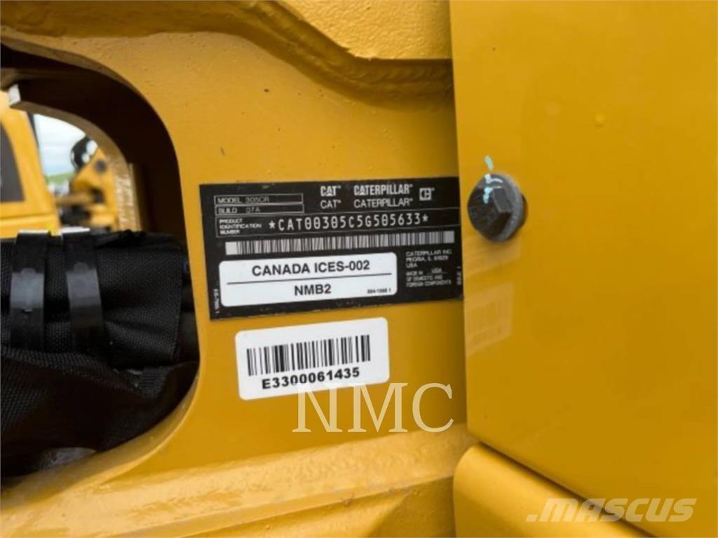 CAT 305-07CR Escavadoras de rastos