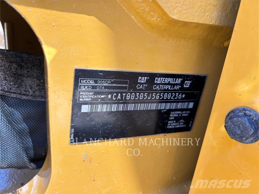 CAT 305-07CR Escavadoras de rastos
