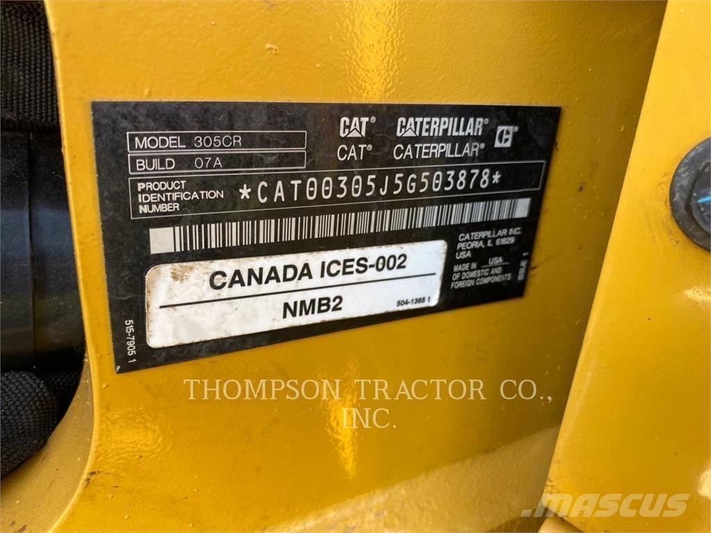 CAT 305 CR Escavadoras de rastos