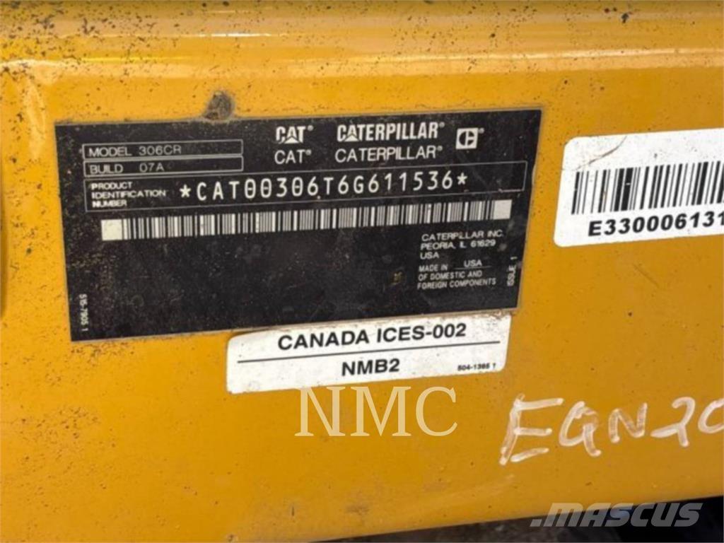 CAT 306-07CR Escavadoras de rastos