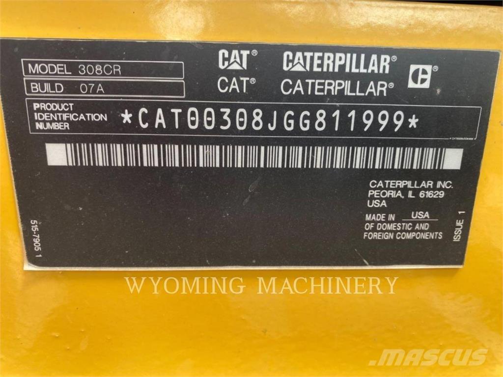 CAT 308 Escavadoras de rastos