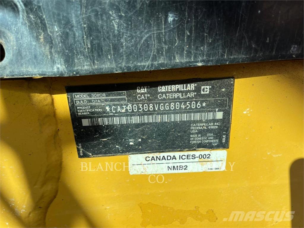 CAT 308CR Escavadoras de rastos