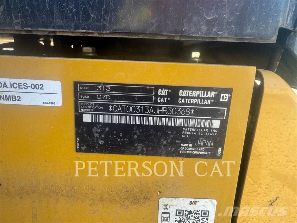 CAT 313 Escavadoras de rastos