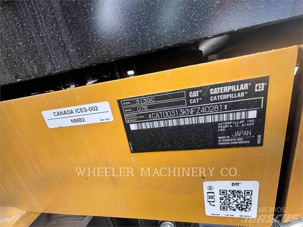 CAT 313 GC CF Escavadoras de rastos