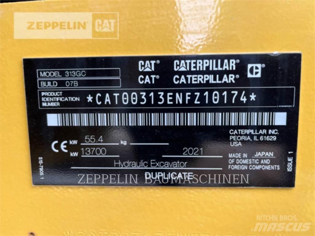 CAT 313GC Escavadoras de rastos