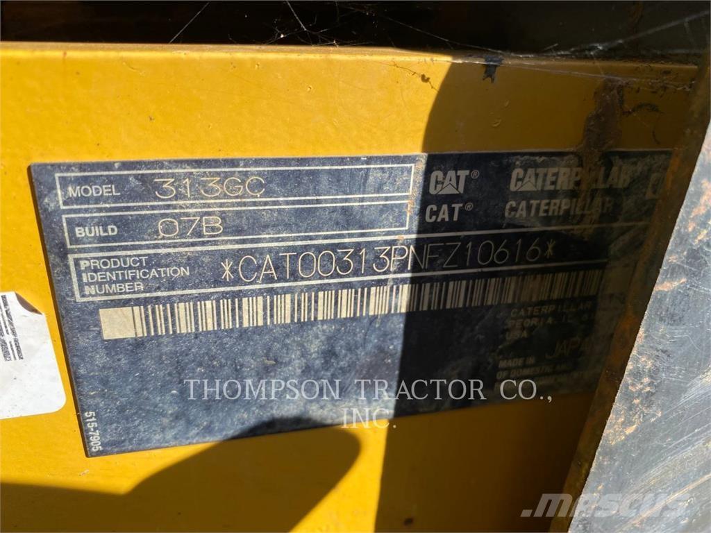 CAT 313GC Escavadoras de rastos