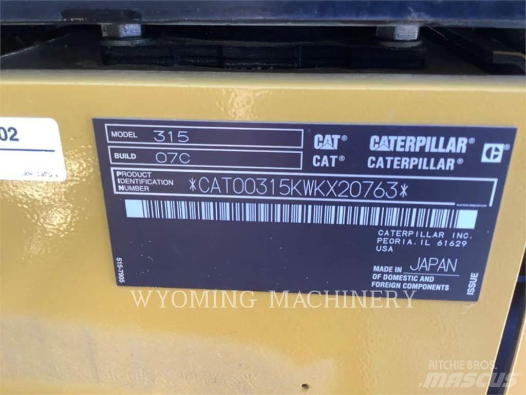CAT 315 Escavadoras de rastos