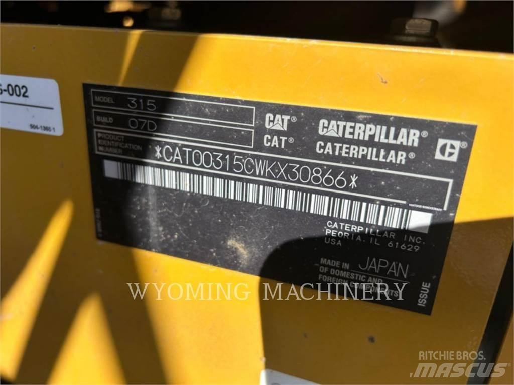 CAT 315 Escavadoras de rastos