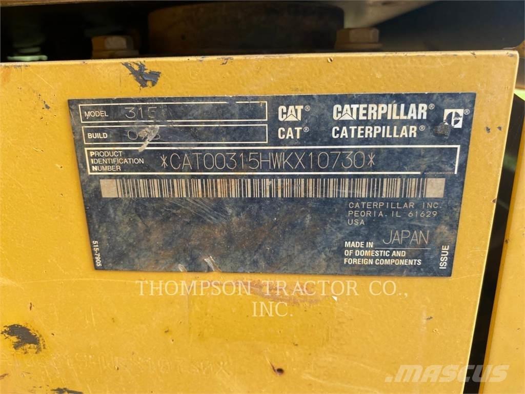CAT 315 Escavadoras de rastos