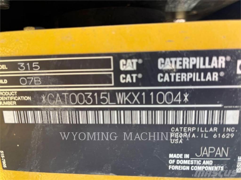 CAT 315 Escavadoras de rastos