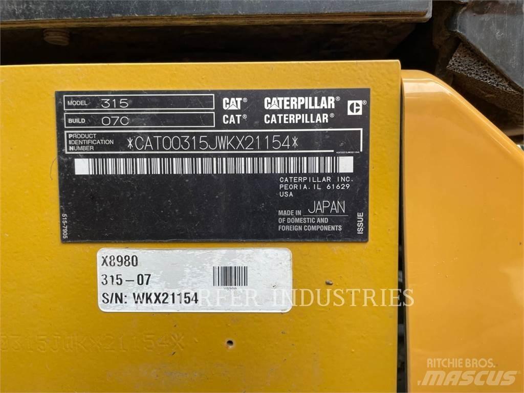 CAT 315-07 Escavadoras de rastos