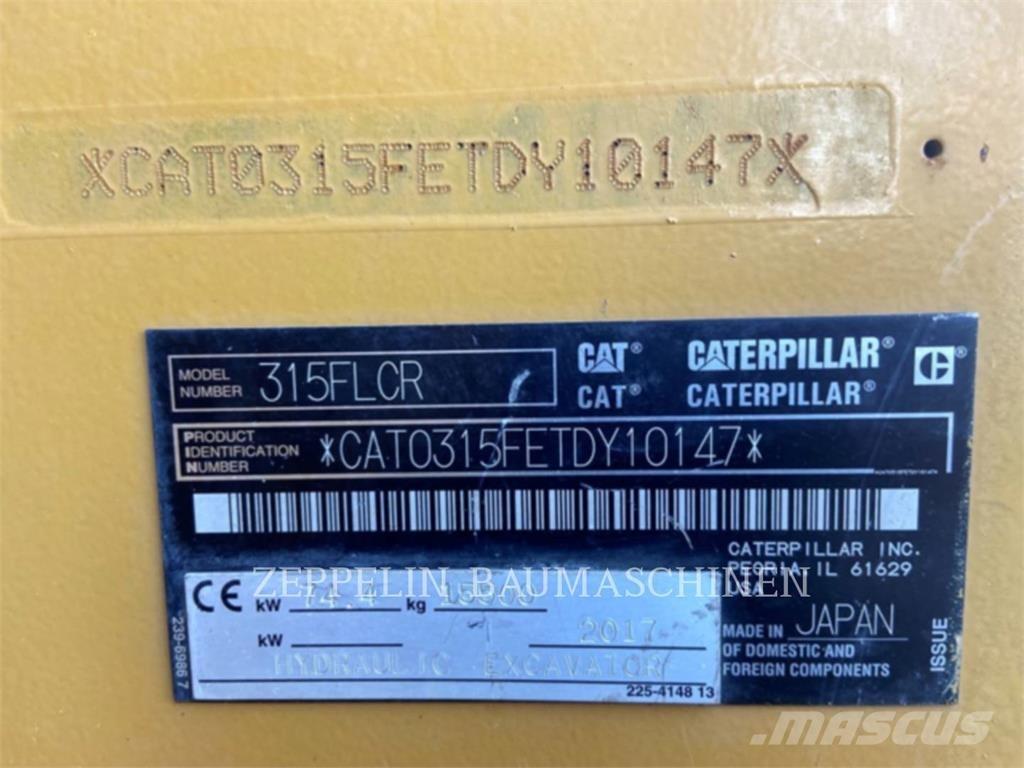CAT 315FL Escavadoras de rastos