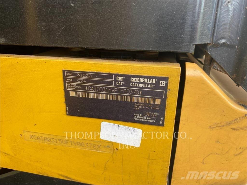CAT 315GC Escavadoras de rastos
