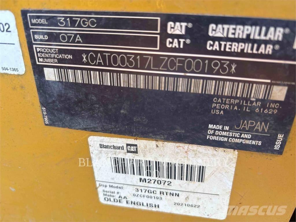 CAT 317 GC Escavadoras de rastos