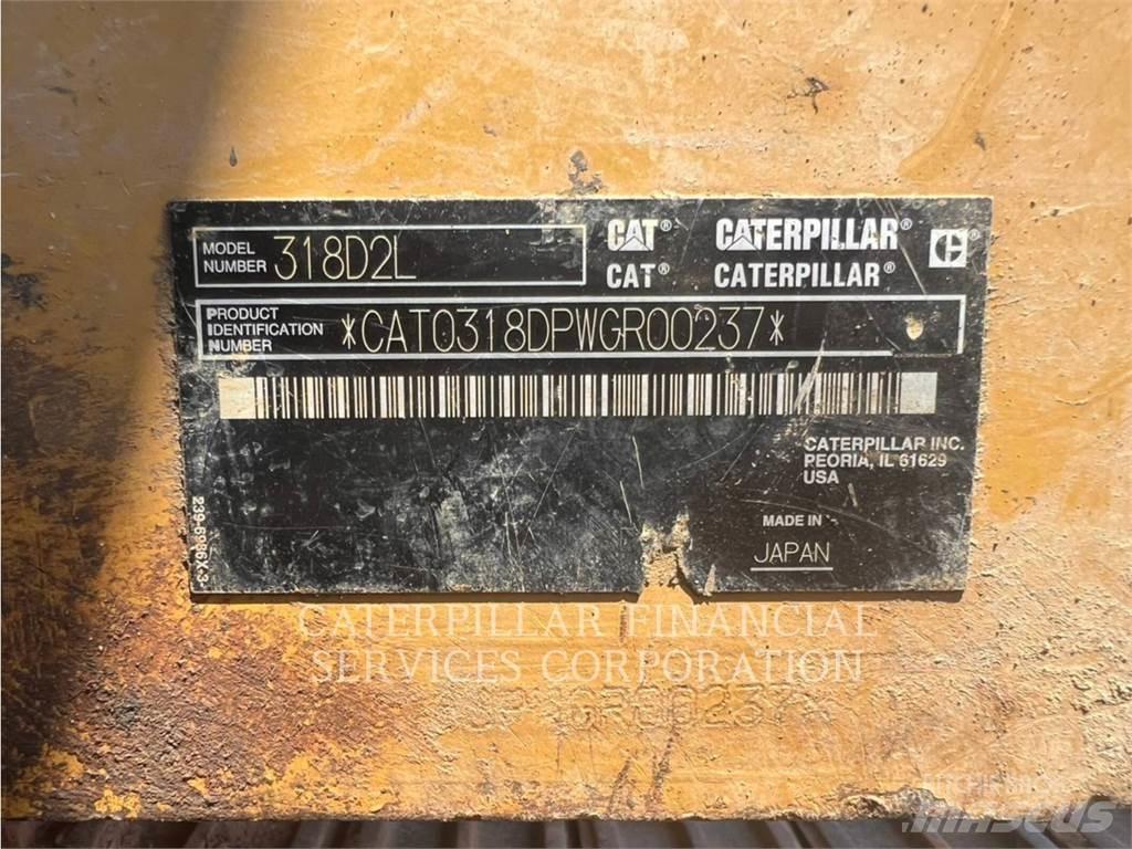 CAT 318D2L Escavadoras de rastos