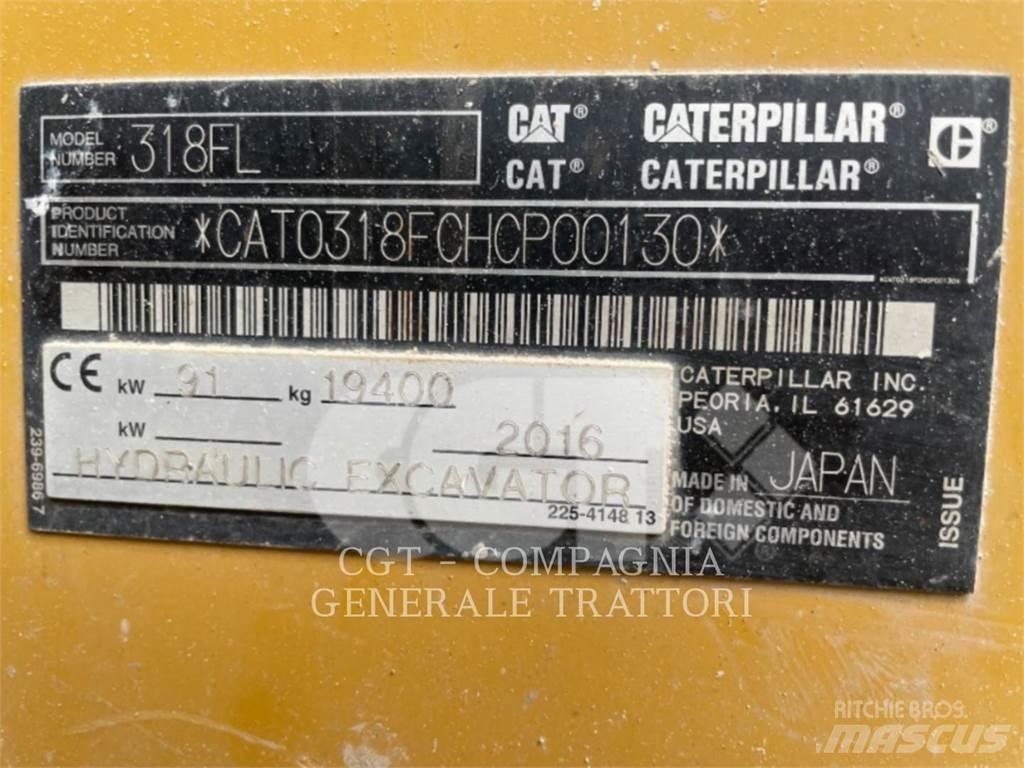 CAT 318F Escavadoras de rastos