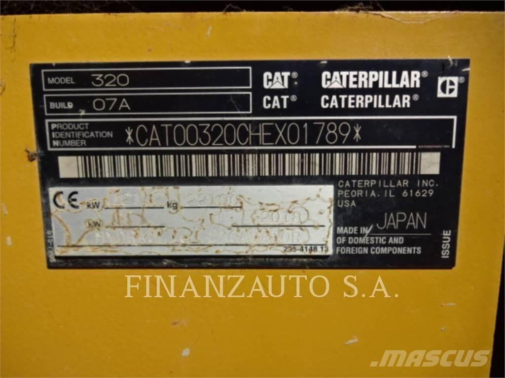 CAT 320 Escavadoras de rastos