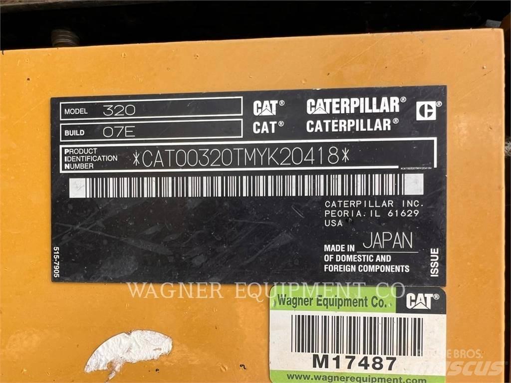 CAT 320 Escavadoras de rastos