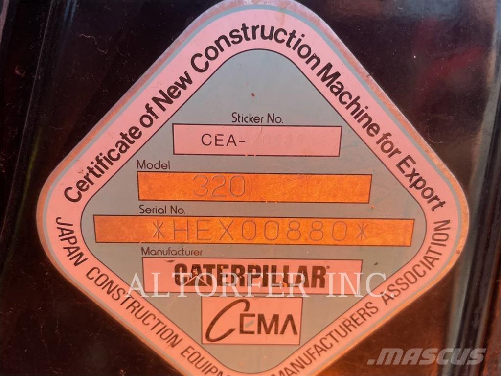 CAT 320-07 Escavadoras de rastos