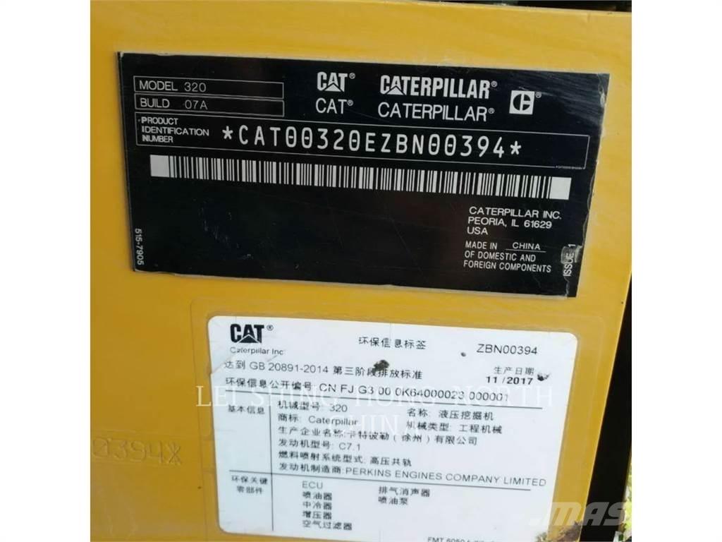 CAT 320-07 Escavadoras de rastos