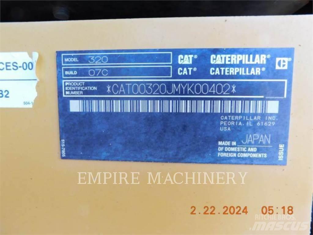 CAT 320-07 P Escavadoras de rastos