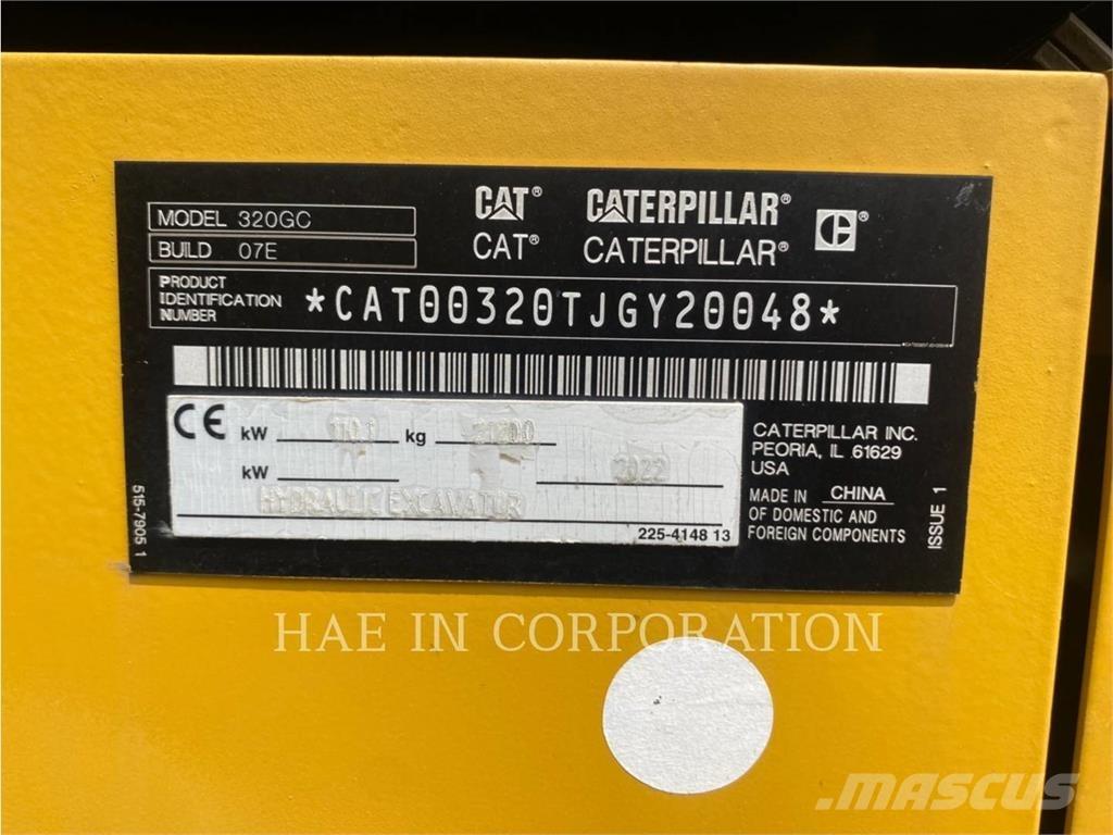 CAT 320-07GC Escavadoras de rastos