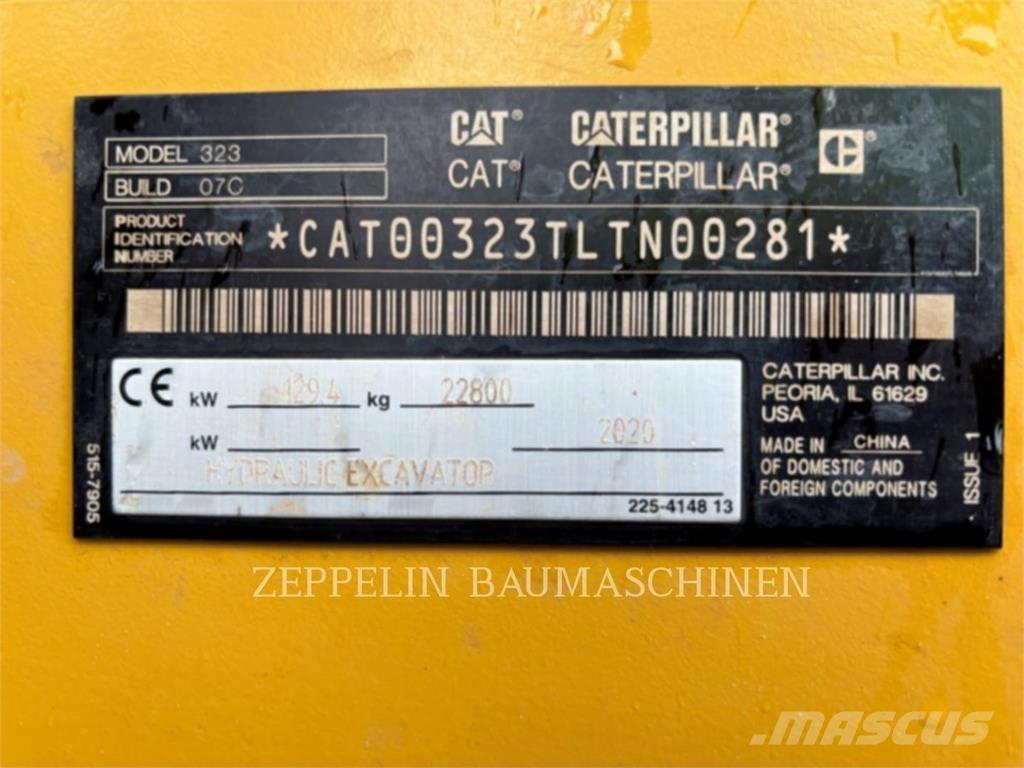 CAT 323-07C Escavadoras de rastos