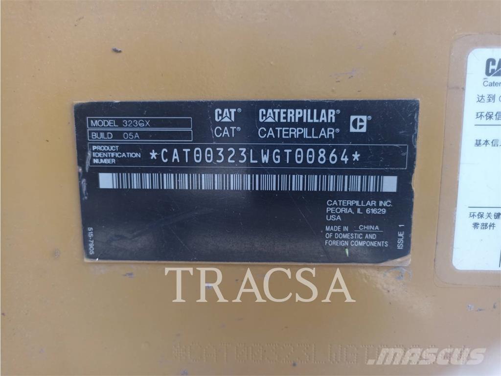 CAT 323GX Escavadoras de rastos