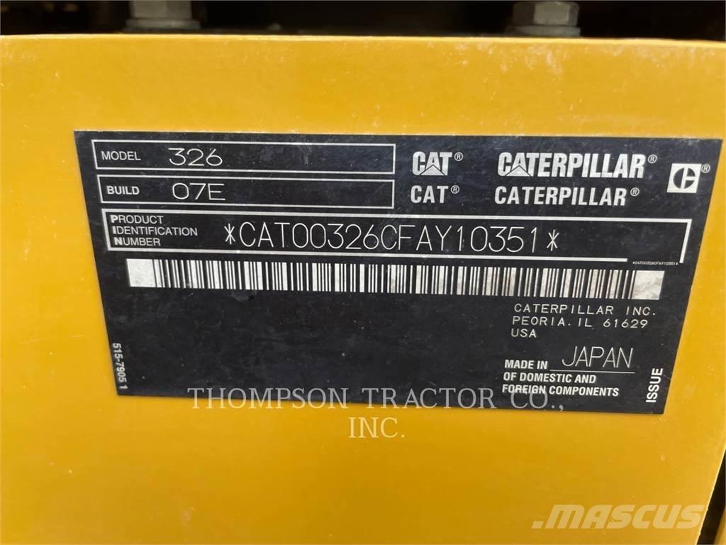 CAT 326 Escavadoras de rastos