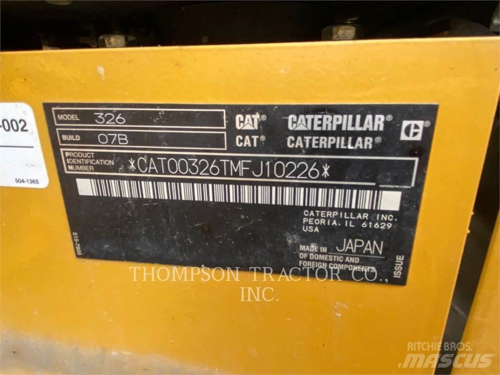 CAT 326 Escavadoras de rastos