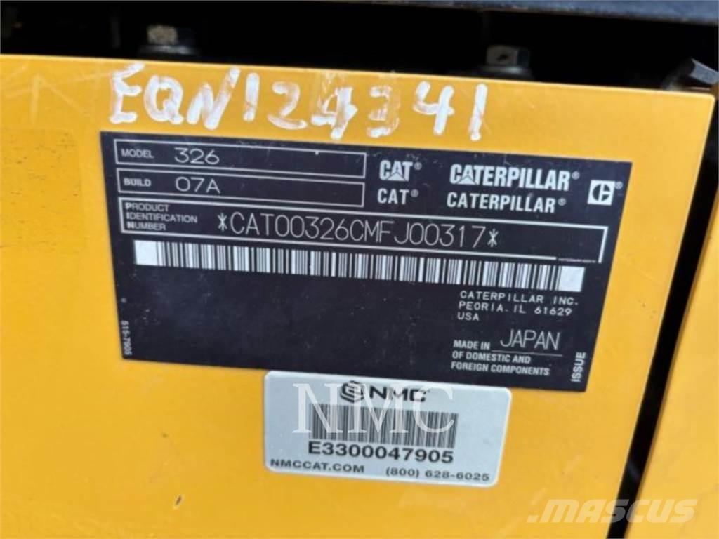 CAT 326-07 Escavadoras de rastos