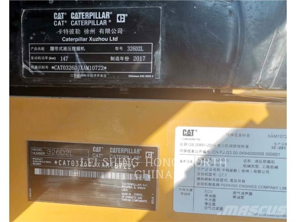 CAT 326D2L Escavadoras de rastos