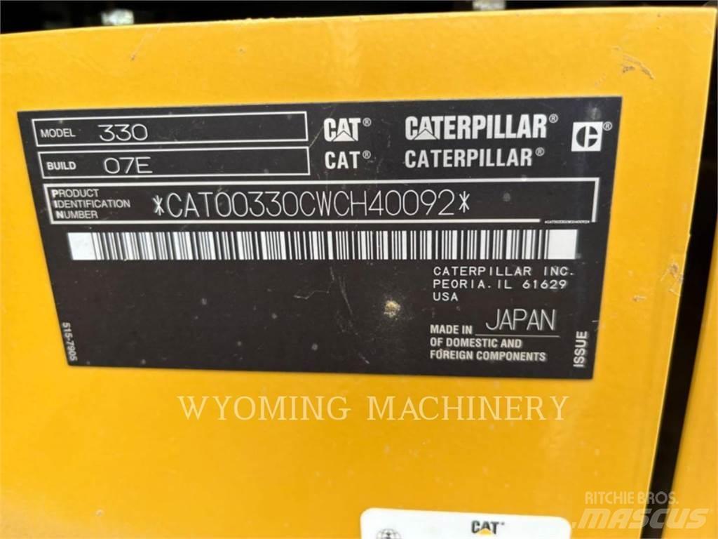 CAT 330 Escavadoras de rastos