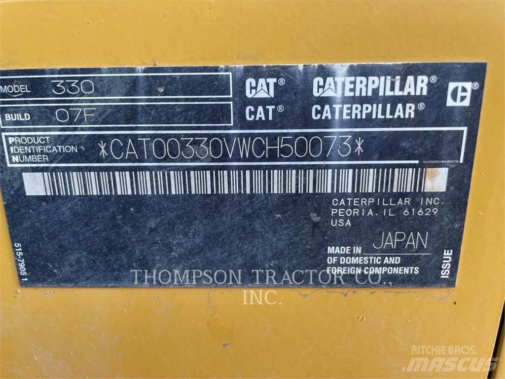 CAT 330 Escavadoras de rastos