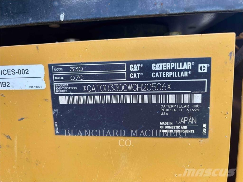 CAT 330 Escavadoras de rastos
