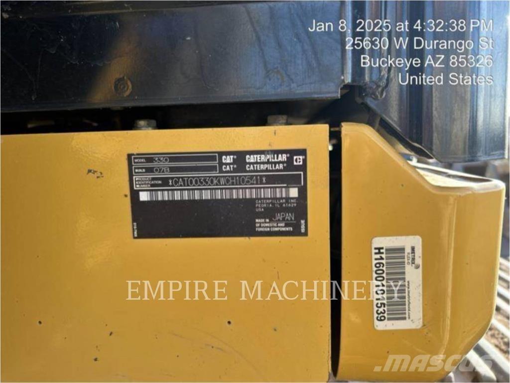 CAT 330-07 P Escavadoras de rastos