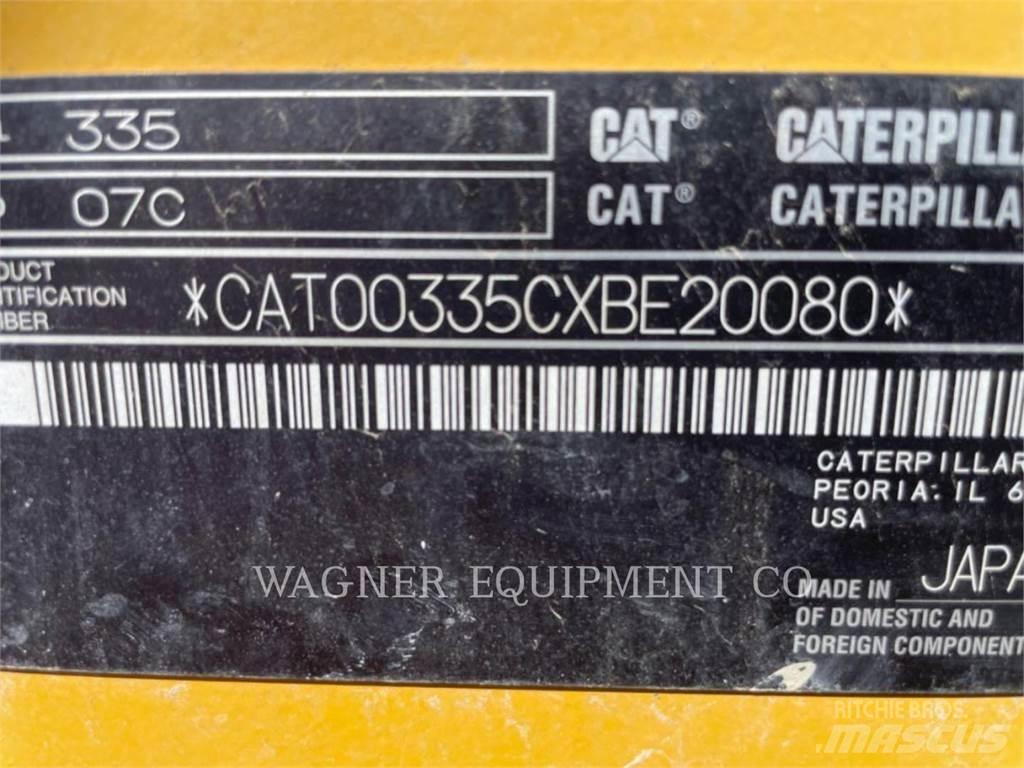 CAT 335 Escavadoras de rastos