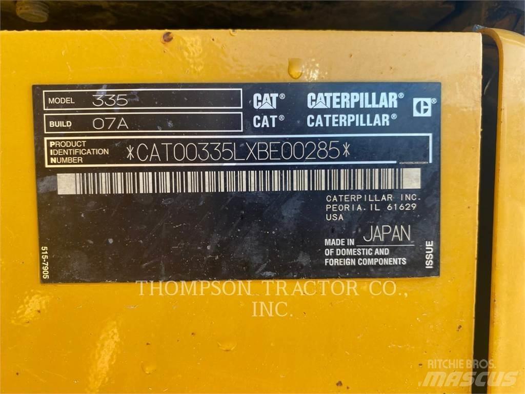 CAT 335 Escavadoras de rastos