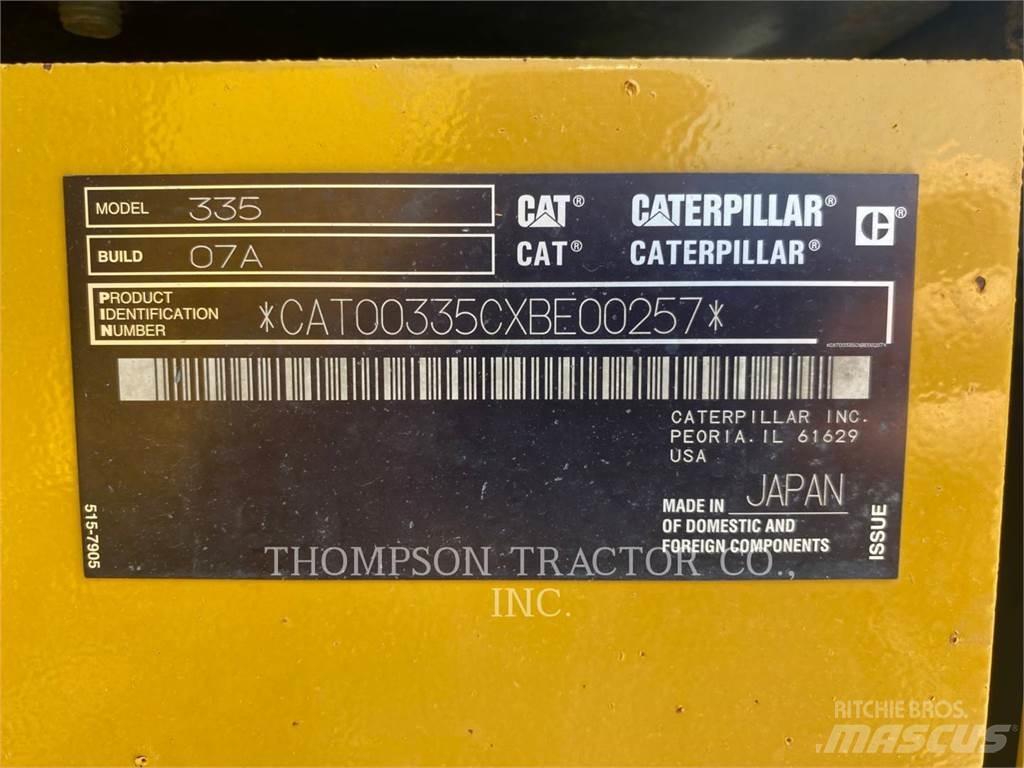 CAT 335 Escavadoras de rastos
