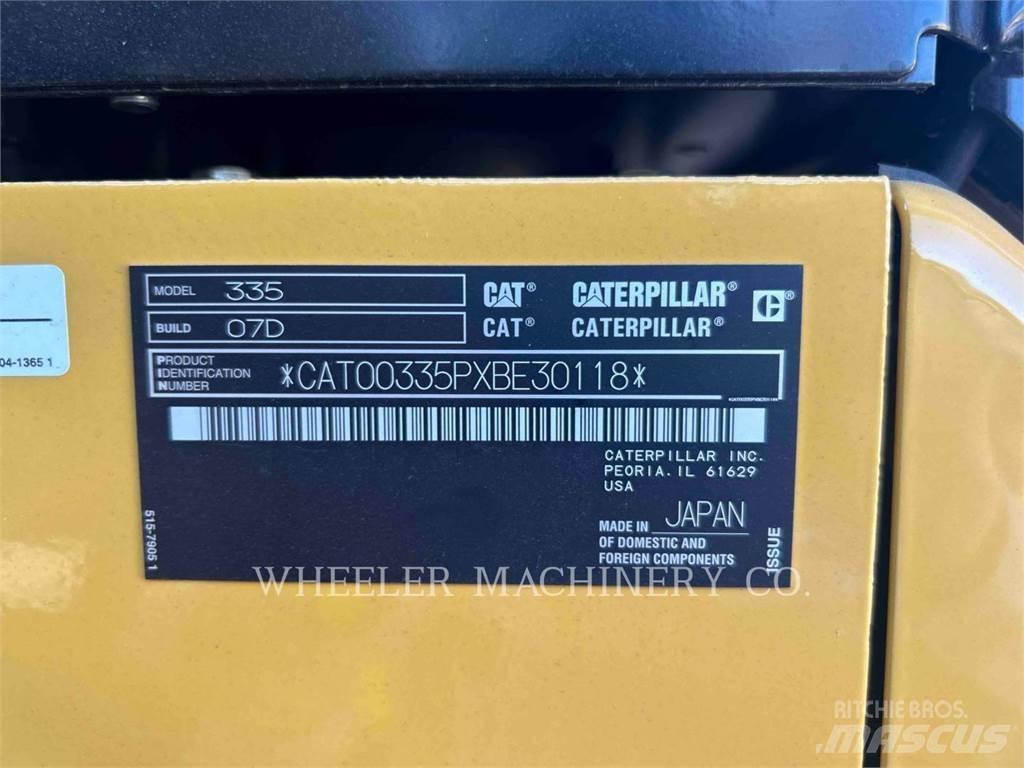 CAT 335 CF Escavadoras de rastos