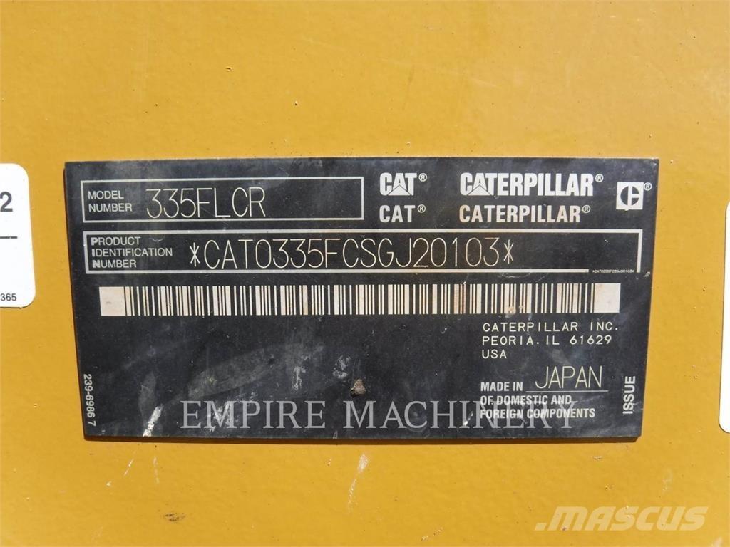 CAT 335FLCR Escavadoras de rastos