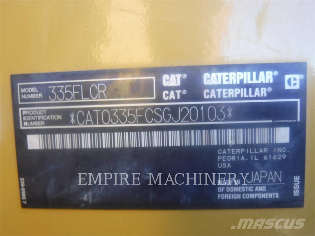 CAT 335FLCR Escavadoras de rastos
