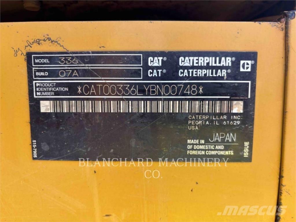 CAT 336 Escavadoras de rastos