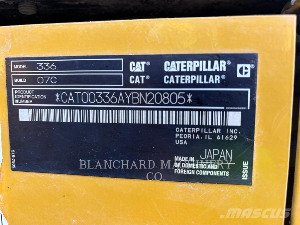 CAT 336 Escavadoras de rastos