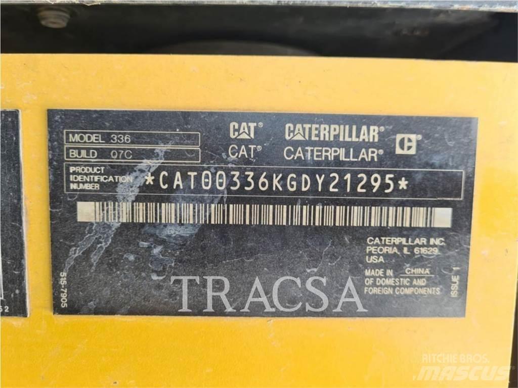 CAT 336-07 Escavadoras de rastos