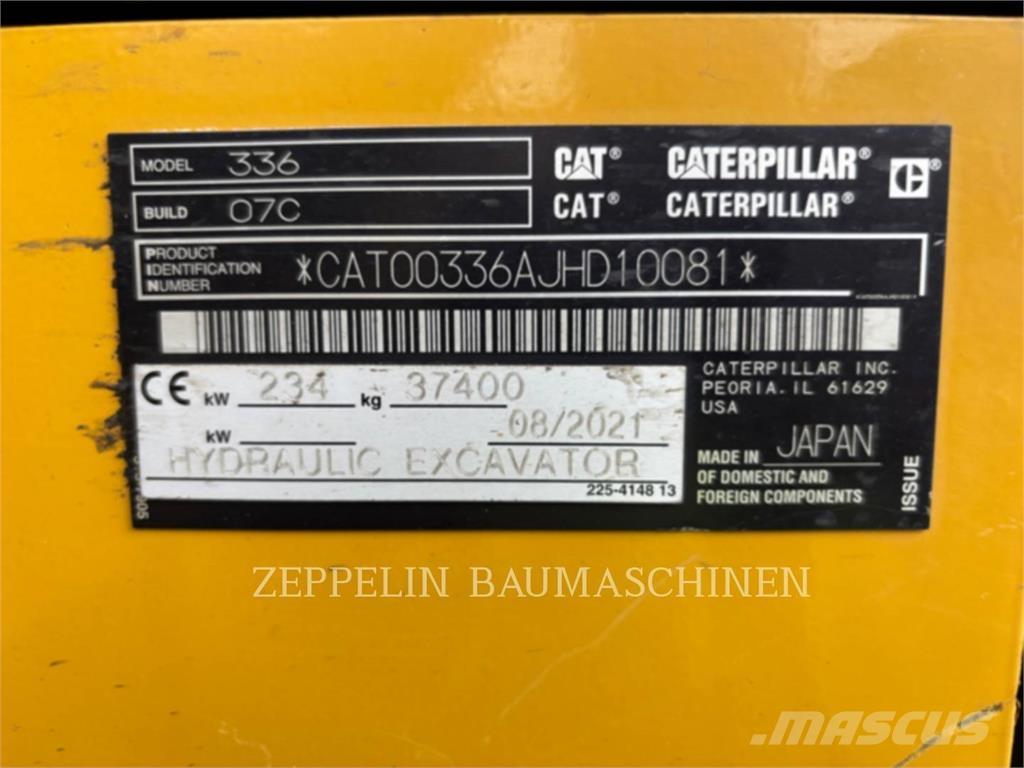 CAT 336-07C Escavadoras de rastos