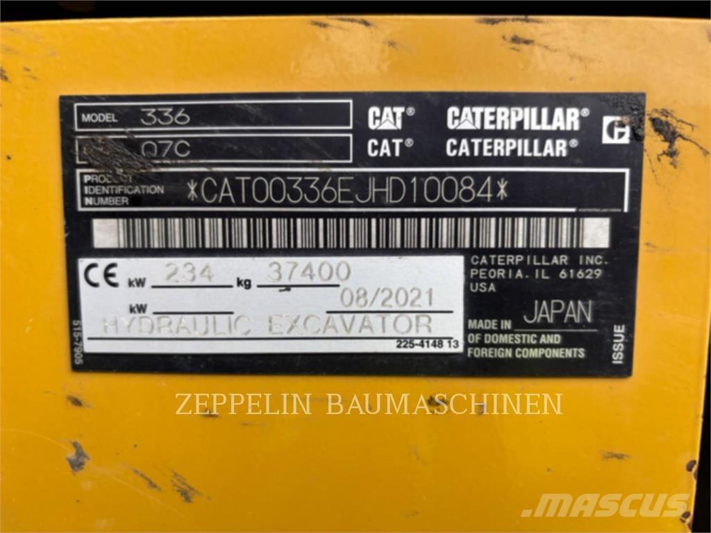 CAT 336-07C Escavadoras de rastos