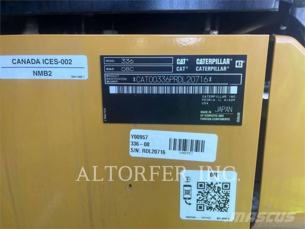 CAT 336-08 Escavadoras de rastos